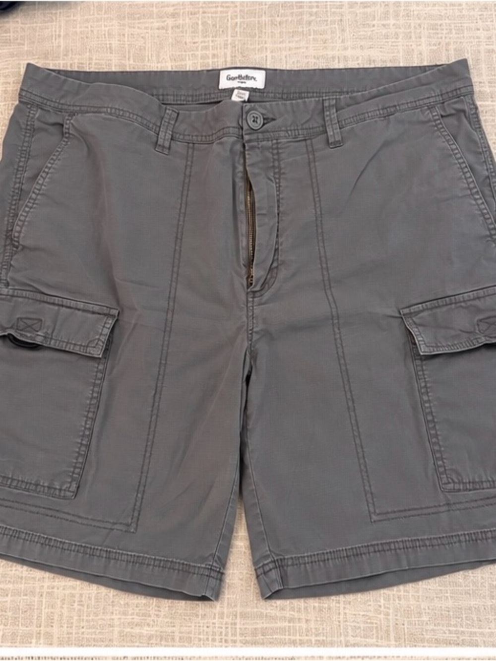 Goodfellow & Co Gray Cargo Shorts with Multiple Pockets
